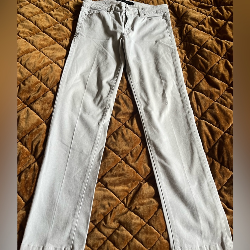 Women’s White Calvin Klein Jeans 8